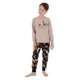 Roly Poly Erkek Çocuk Pijama Takımı, 3-4 Yaş, IB76875, Kum, erkek-çocuk