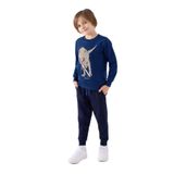 Roly Poly Erkek Çocuk Pijama Takımı, İndigo, 5-6 Yaş