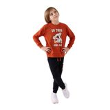 Roly Poly Erkek Çocuk Pijama Takımı, Kiremit, 6-7 Yaş