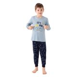 Roly Poly Erkek Çocuk Pijama Takımı Soft Yeşil Rp3379-2, 3-4 Yaş, 8684053251293