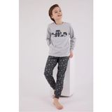 Roly Poly Erkek Çocuk Rolypoly Uzun Kol Pijama Takımı RP3683 - Soft Yeşil - 14 - 15 Yaş