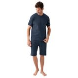 ROLY POLY Erkek Yazlık Bermuda Pijama Takımı, İndigo, S Beden