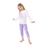 Roly Poly Kız Çocuk Beyaz Uzun Kol Pijama Takım, 3-4 Yaş, 8684053231097