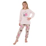 Roly Poly Kız Çocuk Pijama Takımı, 3-4 Yaş, IB76850, Pudra, kız-çocuk
