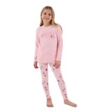 Roly Poly Kız Çocuk Pijama Takımı, 3-4 Yaş, IB76885, Pembe, kız-çocuk