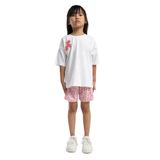 Roly Poly Kız Çocuk Pijama Takımı, Beyaz, 5-6 Yaş