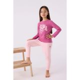 Roly Poly Kız Çocuk Pijama Takımı Krem Karanfil Rp3471-2, 3-4 Yaş, 8684053231936