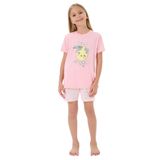 ROLY POLY Kız Çocuk Pijama Takımı, Yazlık Şort, Somon