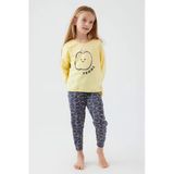 Roly Poly Kız Çocuk Pomme Elma Pamuklu Rahat Kalıp Uzun Kollu Pijama Takım