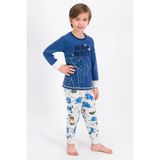 ROLY POLY Lacivertmelanj Mammoth Wild Erkek Çocuk Pijama Takımı RP1834-C