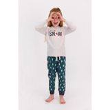 Roly Poly Let It Snow Kız Çocuk Pijama Takımı