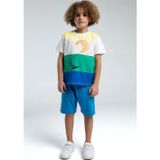 Roly Poly Renkli Erkek Çocuk Kısa Kol Bermuda Şortlu Pijama Takım