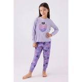ROLY POLY RP3465-2 KIZ ÇOCUK PİJAMA TAKIMI Lila 2-3