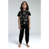 ROLY POLY RP3540-2 ERKEK ÇOCUK İKİLİ TAKIM SİYAH 3-4
