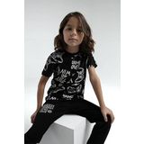 ROLY POLY RP3540-2 ERKEK ÇOCUK İKİLİ TAKIM SİYAH 4-5