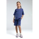 ROLY POLY RP3592-2 KIZ ÇOCUK BERMUDA TAKIM İNDİGO 2-3