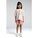 ROLY POLY RP3610-2 KIZ ÇOCUK ŞORT TAKIM bej 7-8