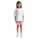 ROLY POLY RP3611-2 KIZ ÇOCUK BERMUDA TAKIM BEYAZ 4-5
