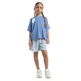 ROLY POLY RP3611-2 KIZ ÇOCUK BERMUDA TAKIM İNDİGO 4-5