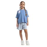 ROLY POLY RP3611-2 KIZ ÇOCUK BERMUDA TAKIM İNDİGO 7-8
