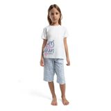 ROLY POLY RP3612-2 KIZ ÇOCUK KAPRİ TAKIM BEYAZ 4-5