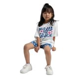 ROLY POLY RP3621-2 KIZ ÇOCUK ŞORT TAKIM BEYAZ 5-6