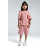 ROLY POLY RP3628-2 KIZ ÇOCUK BERMUDA TAKIM Retr.Pembe