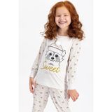 Roly Poly Sweet Winter Kremmelanj Kız Çocuk Pijama Takımı