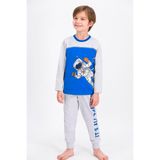 Rolypoly Astronot Karmelanj Erkek Çocuk Pijama Takımı 3-4 Yaş Karamelanj