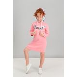 RolyPoly Awesome Flowers Şeker Pembe Kız Çocuk Kapüşonlu Elbise - 16 Yaş
