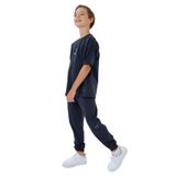 Rolypoly Erkek Çocuk Antrasit Eşofman Takımı, Kısa Kollu, Bisiklet Yaka, Lastikli Paça, Oversize, 10-11 Yaş