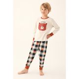 RolyPoly Erkek Çocuk Bej Pijama Takımı - 6 - 7 Yaş