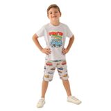 Rolypoly Erkek Çocuk Bermuda Garson Karmelanj Pijama Takımı 3359 KARMELANJ 10-11
