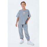 Rolypoly Erkek Çocuk Gri Pijama Takım - 9 - 10 Yaş