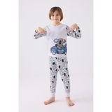 Rolypoly Erkek Çocuk Gri Pijama Takımı - 7 - 8 Yaş
