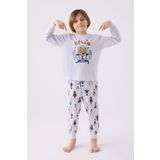 Rolypoly Erkek Çocuk Gri Uzun Kol Pijama Takım