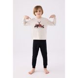 Rolypoly Erkek Çocuk Krem Pijama Takımı - 14 - 15 Yaş
