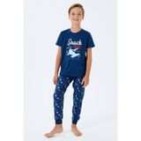 Rolypoly Erkek Çocuk Lacivert Pijama Takım - 14 - 15 Yaş