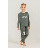 Rolypoly Erkek Çocuk London Route Master Yeşil Uzun Kol Pijama Takım RP3876-C-V2 RP3876-C-V2 - Haki - 6 - 7 Yaş