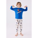 Rolypoly Erkek Çocuk Mavi Pijama Takımı - 14 - 15 Yaş