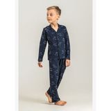 Rolypoly Erkek Çocuk Polar Bear Lacivert Gömlek Pijama Takımı RP3865-C-V1 RP3865-C-V1