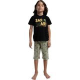 Rolypoly Erkek Çocuk Siyah Pijama Takım 3555-2 - 5 - 6 Yaş