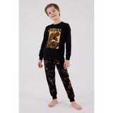 Rolypoly Erkek Çocuk Siyah Pijama Takımı - 14 - 15 Yaş