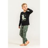 Rolypoly Erkek Çocuk Space Explorer Siyah Uzun Kol Pijama Takım RP3862-C-V2 RP3862-C-V2 - 7 - 8 Yaş