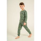 Rolypoly Erkek Çocuk Space Yeşil Uzun Kol Pijama Takım RP3888-C-V1 RP3888-C-V1 - 6 - 7 Yaş