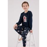 Rolypoly Erkek Çocuk Uzun Kol Pijama Takım Lacivert - 5 - 6 Yaş
