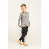 Rolypoly Erkek Çocuk Wildlife Gri Uzun Kol Pijama Takım RP3866-C-V2 RP3866-C-V2 - 7 - 8 Yaş