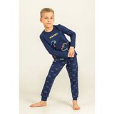 Rolypoly Erkek Çocuk Wildlife Lacivert Uzun Kol Pijama Takım RP3866-C-V1 RP3866-C-V1 - 8 - 9 Yaş