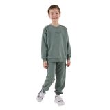 Rolypoly Erkek Çocuk Yeşil Eşofman Takımı, Uzun Kol, Lastikli Paça, 14-15 Yaş