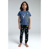 Rolypoly Erkek Çocuk Yeşil Pijama Takımı - 12 - 13 Yaş